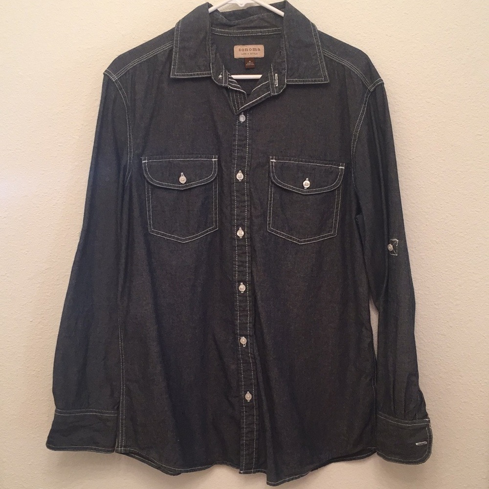 Sonoma Denim Long & Short Sleeve Button Down
